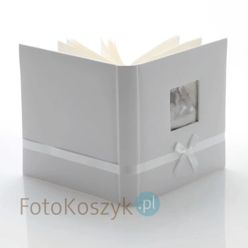 Album w pudełku Bekri Biel (tradycyjny 40 kremowych stron)