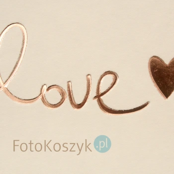 Album na zdjęcia wklejane Goldbuch love (tradycyjne 60 kremowych stron)