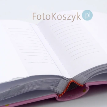 Album na zdjęcia dziecięce Gedeon Miko różowy (100 zdjęć 10x15cm + opis)