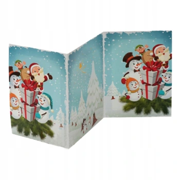 Mini-Album bałwanki zestaw: 2 zdjęcia 13x18 + zakładka na CD/zdjęcia