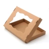 Mocne kartonowe pudełko z okienkiem na odbitki 15x21 kraft