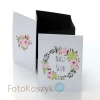 Album TS Leporello 10x15 Nasz Ślub kwiaty (5 czarnych kart)