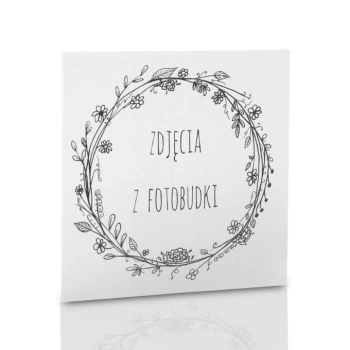 Obwoluta biała TS Zdjęcia z fotobudki (na płytę CD/DVD)