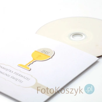 Obwoluta TS komunia kielich (na płytę CD/DVD)