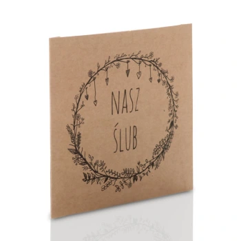 Obwoluta Kraft TS Nasz Ślub (na płytę CD/DVD)