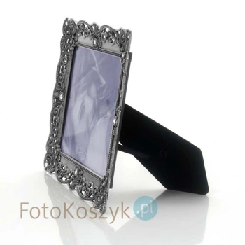 Ramka metalowa na zdjecie 10x15 (srebrna)