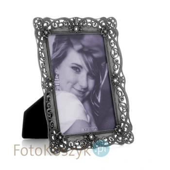 Ramka metalowa na zdjecie 10x15 (srebrna)