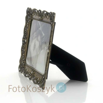 Ramka metalowa na zdjecie 10x15 (złota)