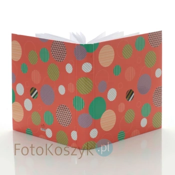 Album Goldbuch Orbs pomarańczowy  (tradycyjny 100 białych stron)