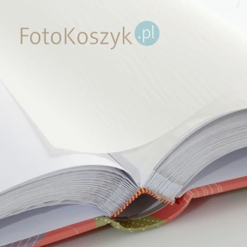 Album Goldbuch Orbs pomarańczowy  (tradycyjny 100 białych stron)