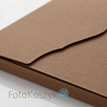 Teczka ryflowana na zdjęcia 13x18 bez rzepa