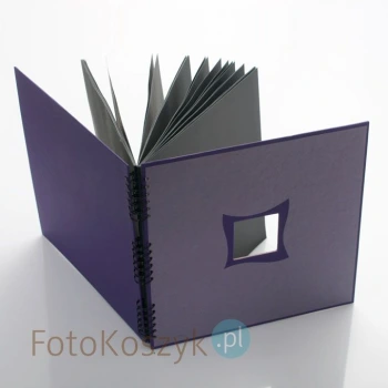 Album Panodia Zinia Fiolet XXL (tradycyjny 60 czarnych stron)