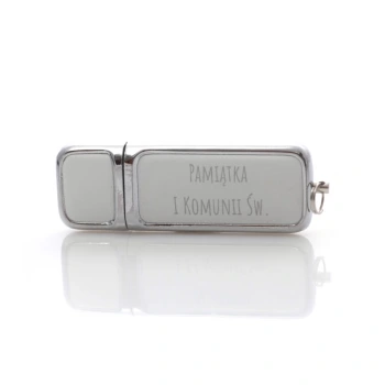 Biały pendrive Pamiątka I Komunii Św. (8GB)