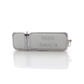 Biały pendrive Pamiątka I Komunii Św. (16GB)