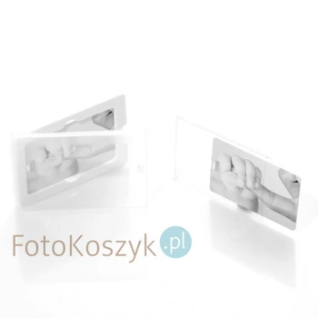 Pendrive Karta Kredytowa Rączka Czarno-Biała (do wyboru pojemność 2-32 GB)