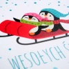 Obwoluta świąteczna TS pingwinki (na płytę CD/DVD)