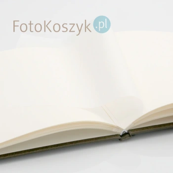 Mały album wklejany Plain brąz (tradycyjny 20 kremowych stron)