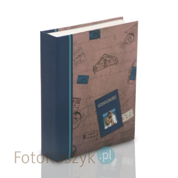 Album na 200 zdjęć 10x15 - pocztówka niebieska