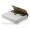 Białe pudełko ryflowane na zdjęcia 15x21 (do sklejania z rzepem)