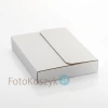 Białe pudełko ryflowane na zdjęcia 15x21 (do sklejania z rzepem)