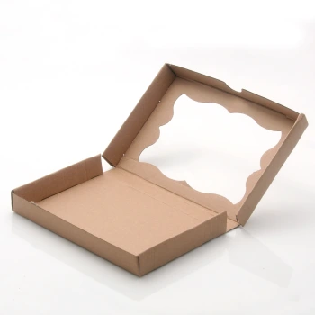 Mocne kartonowe pudełko z okienkiem na odbitki 13x18 kraft