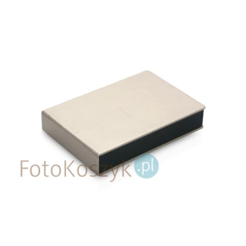 Pudełko na odbitki 15x23 Er Hand srebrne + miejsce na CD/DVD