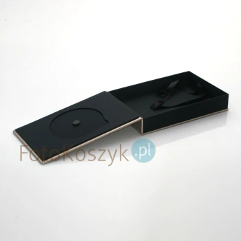 Pudełko na odbitki 15x23 Er Hand srebrne + miejsce na CD/DVD