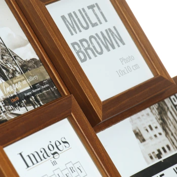Ramka Icar Galeria Multi Brown (galeria na 2 zdjęcia 13x18 i 2 zdjęcia 10x10)
