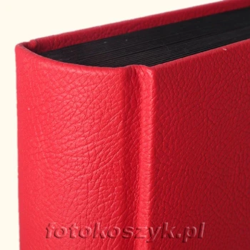 Album introligatorski ER Hand czerwony XXL (tradycyjny, 100 czarnych stron)