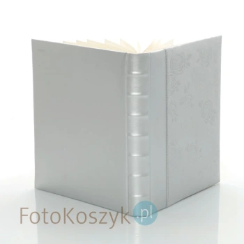 Album Roses-RS-2T srebrny XL (tradycyjny 60 kremowych stron)