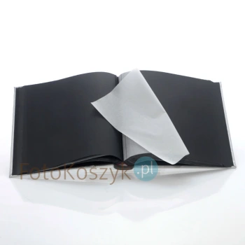 Album Roses-RS-2T srebrny XL (tradycyjny 60 czarnych stron)