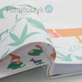 Album Dziecięcy Safari Kid XL + pudełko (tradycyjny 100 białych stron)