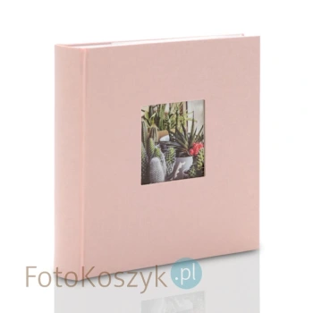 Album Bella Vista pastelowy róż (tradycyjny 60 czarnych stron)