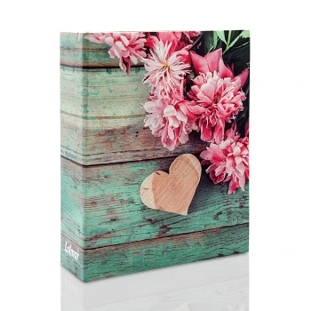 Album wsuwany Flower Heart zielony (304 zdjęcia 10x15)