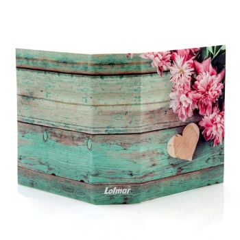 Album wsuwany Flower Heart zielony (304 zdjęcia 10x15)