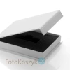 Białe, uniwersalne pudełko na pendrive (magnes)