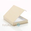 Kremowe pudełko z magnesem na zdjęcia 15x23 (do 100 zdjęć)