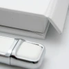 Zestaw biały pendrive + pudełko do 50 zdjęć i pen