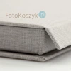 Pudełko SF linum pastel szare na zdjęcia 15x23 (do 50 zdjęć)