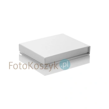 Białe, uniwersalne pudełko na pendrive (magnes)