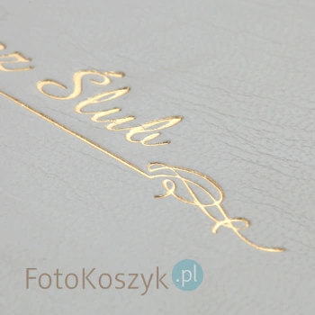 Białe, pudełko na pendrive Nasz Ślub (magnes)