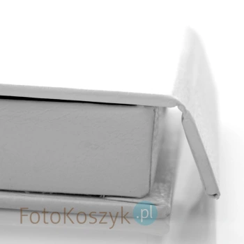 Białe, pudełko na pendrive Nasz Ślub (magnes)