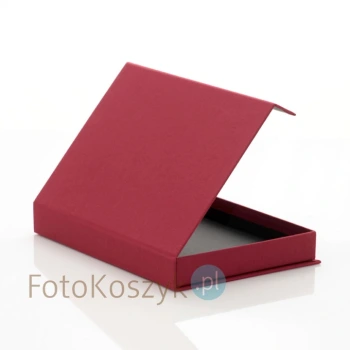 Bordo Płócienne Pudełko Na Zdjęcia 15x23 (do 100 zdjęć)