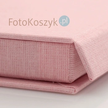 Pudełko SF linum pastel różowe na zdjęcia 15x23 (do 50 zdjęć)