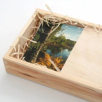 Drewniane pudełko na odbitki 10x15