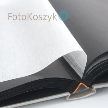 Album wklejany Gedeon Love silver XL (tradycyjny 60 czarnych stron)