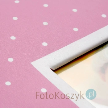 Album dziecięcy Fandy Sunshine Róż (tradycyjny 60 kremowych stron)