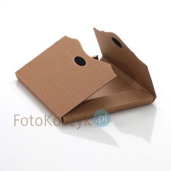 Teczka ryflowana na zdjęcia 13x18 z rzepem