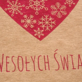 Teczka świąteczne serce na zdjęcia 13x18