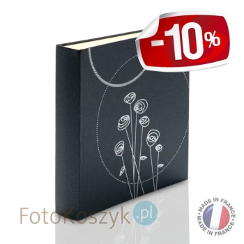 Album Panodia Tess Grafit (tradycyjny 100 kremowych stron)
